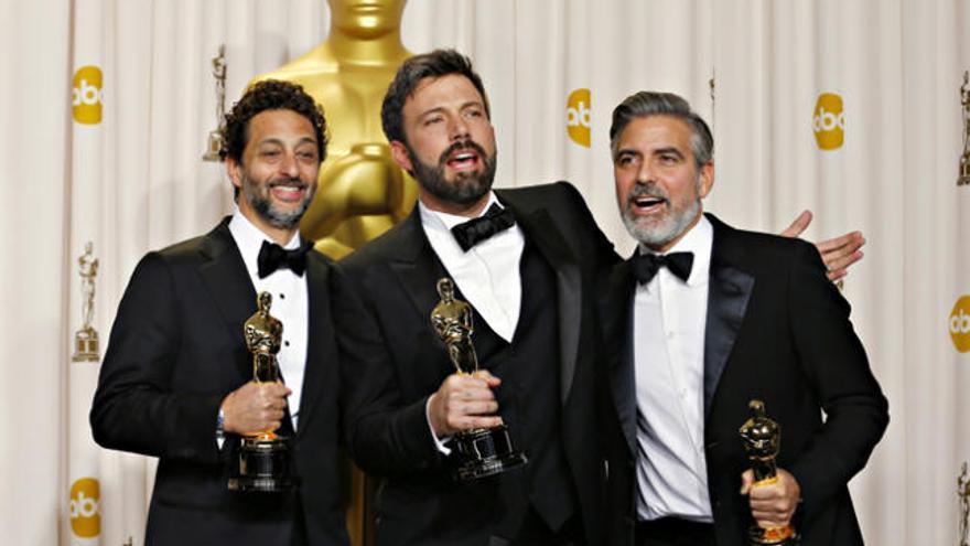 Ben Affleck, con su Oscar a la mejor película por Argo.