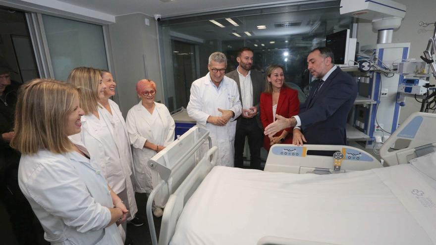 Presentación de la nueva UCI del Complexo Hospitalario Universitario de A Coruña (Chuac)