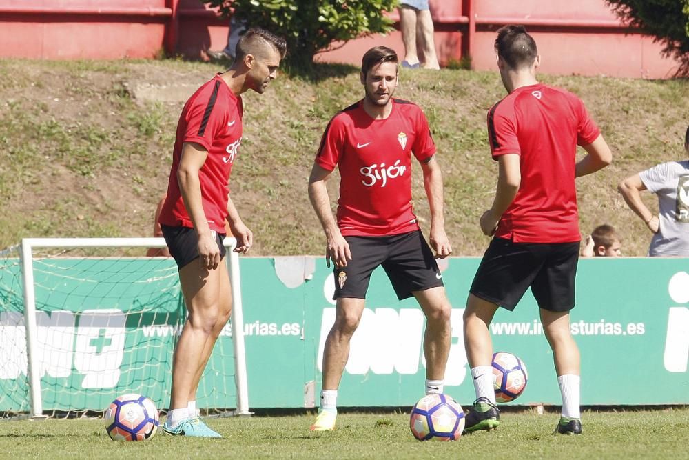 Entrenamiento del Sporting