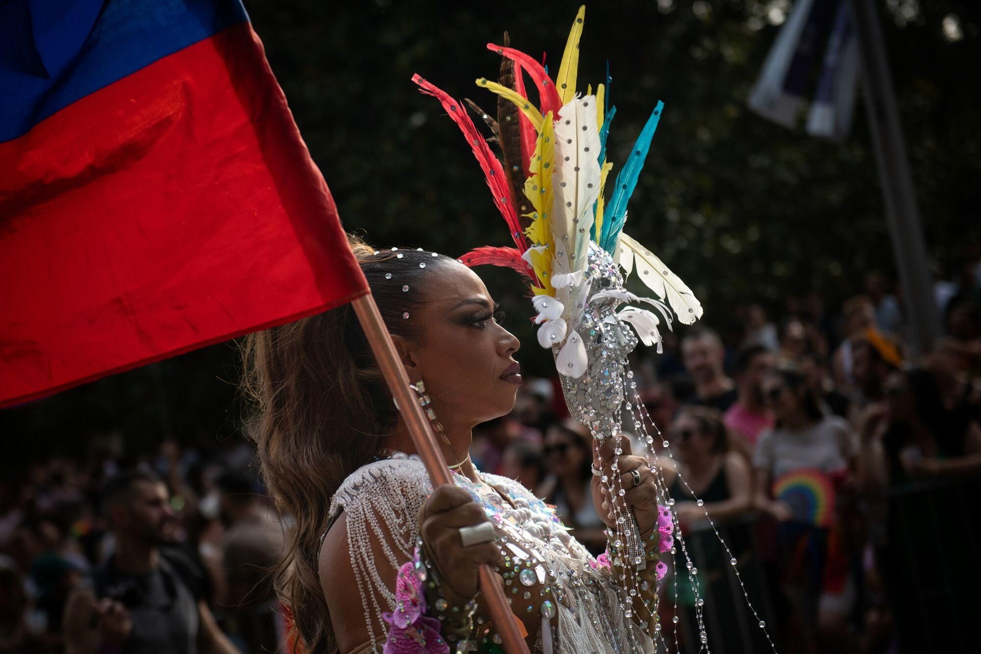 La marcha del Orgullo en Madrid, en imágenes.
