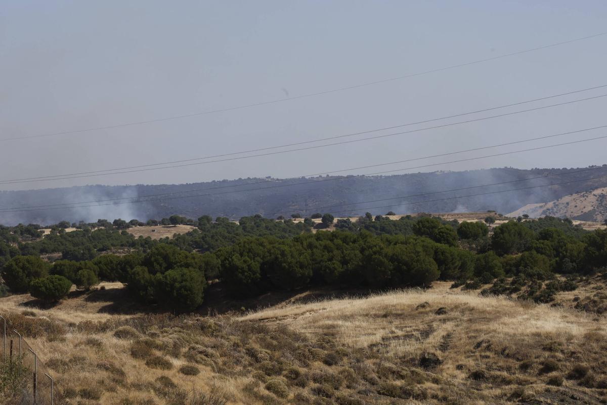 A.J.González Córdoba Incendio del campo de tiro de Cerro Muriano Brigada