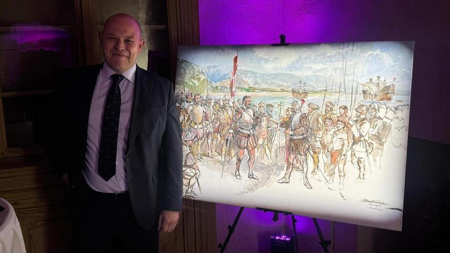 Historia, arte y memoria: un cuadro revive el momento clave de la conquista del Perú