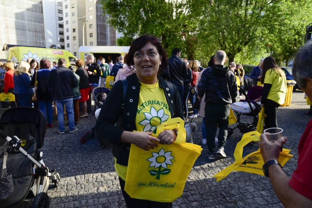 Chorizos para el cierre de campaña de Alternativa