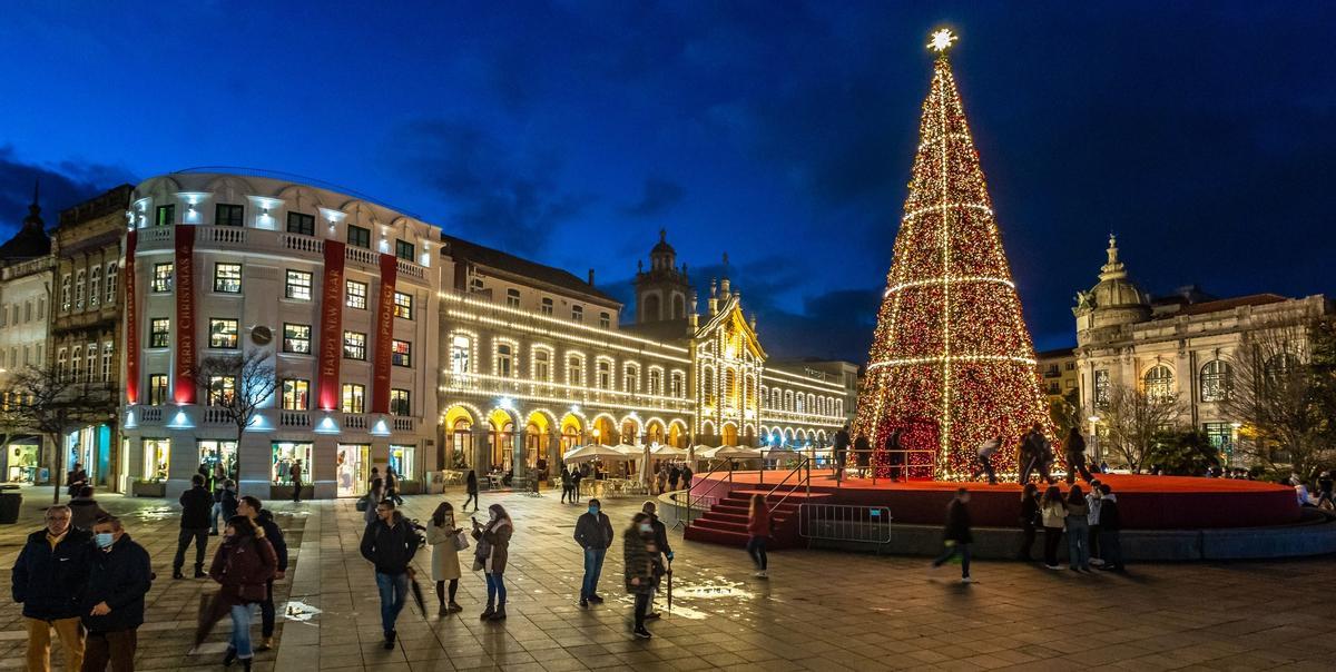 Una de las ciudad de Portugal donde la Navidad es mágica.