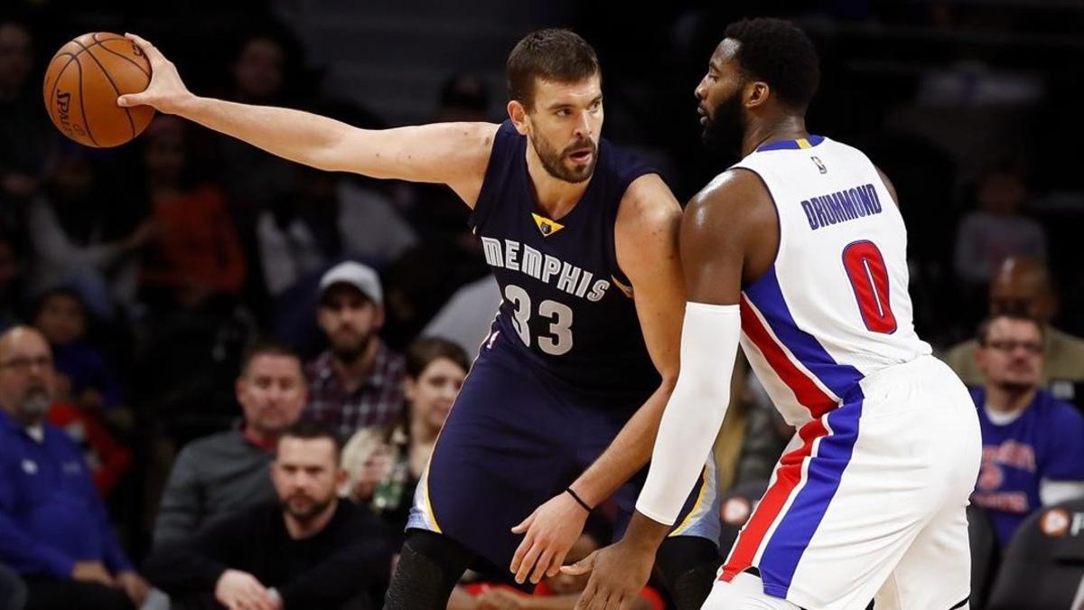 Marc Gasol, en plena acción