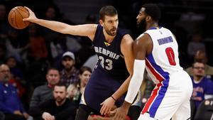 Marc Gasol, en plena acción.