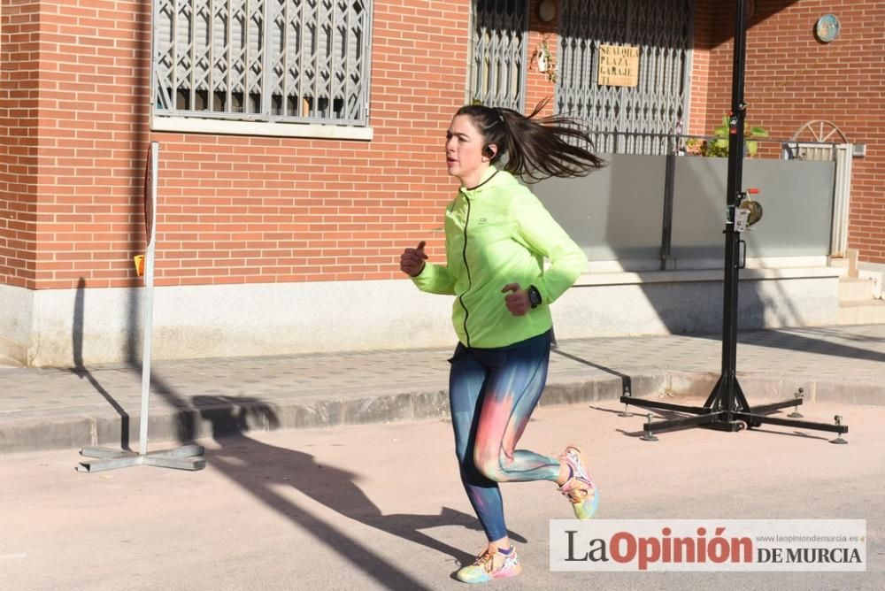 Primera carrera del año en Algezares