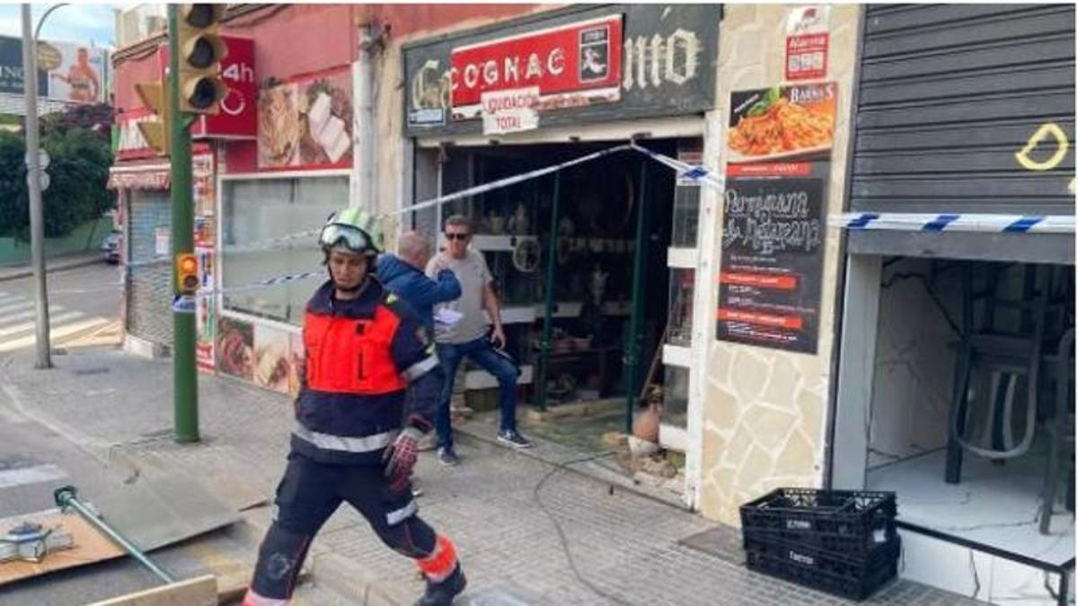 Bomberos de Palma inspeccionado los locales el pasado octubre.