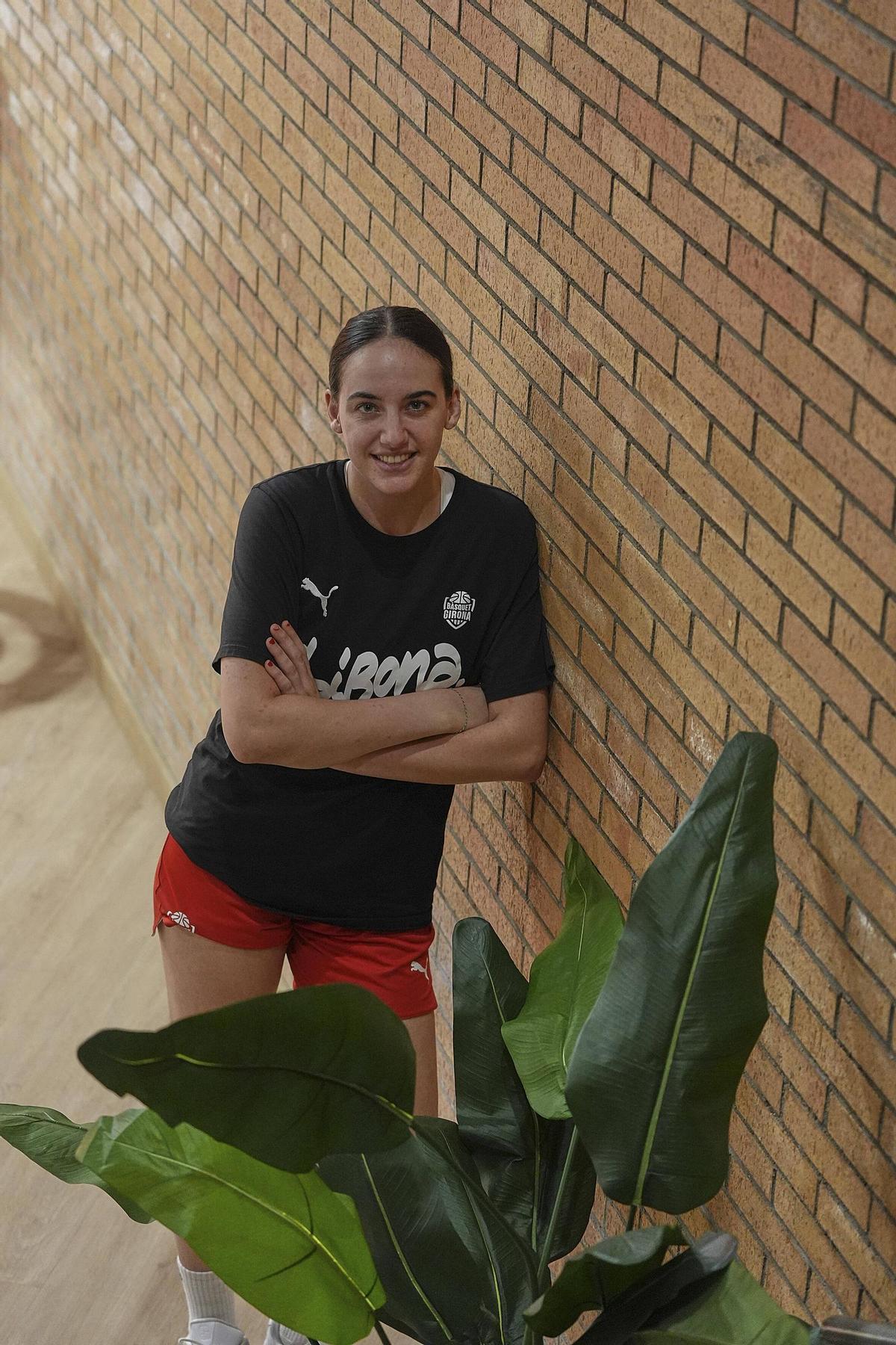 Les imatges d'Iyana Martín, durant el Media Day de l'Spar Girona