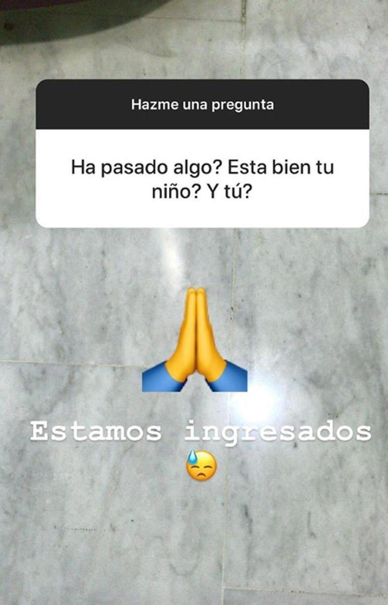 Aurah Ruiz cuenta que su hijo vuelve a estar ingresado