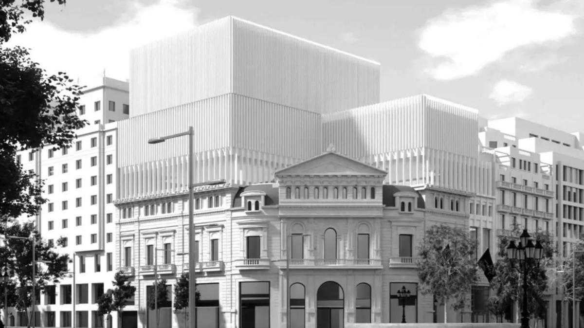 La versión inicial del proyecto, que encendió las alarmas vecinales y del COAC.