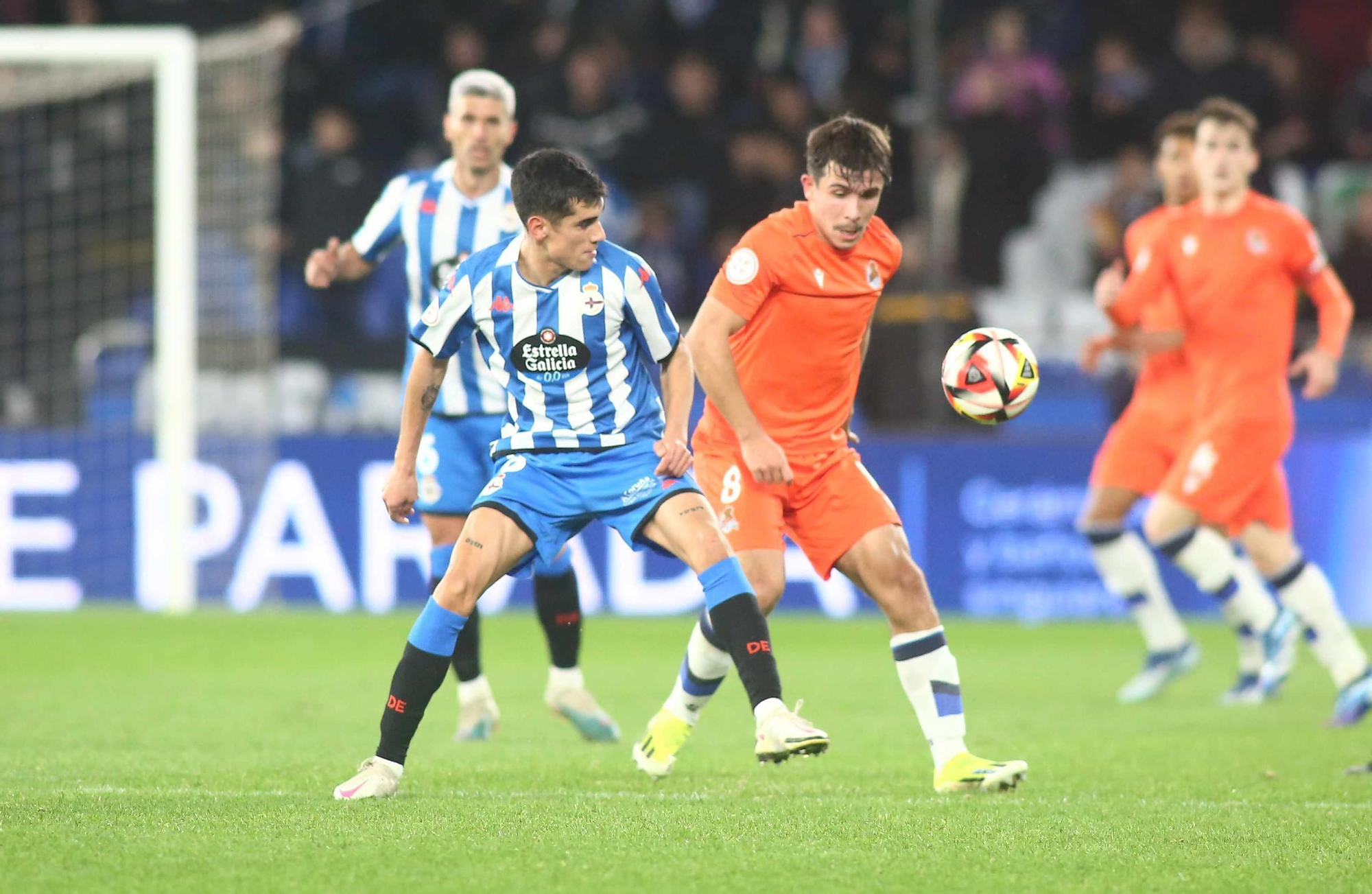 El Dépor gana en Riazor con doblete de Lucas a la Real Sociedad B (2-1)