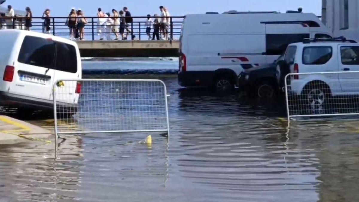 La riera afectada per la rissaga.