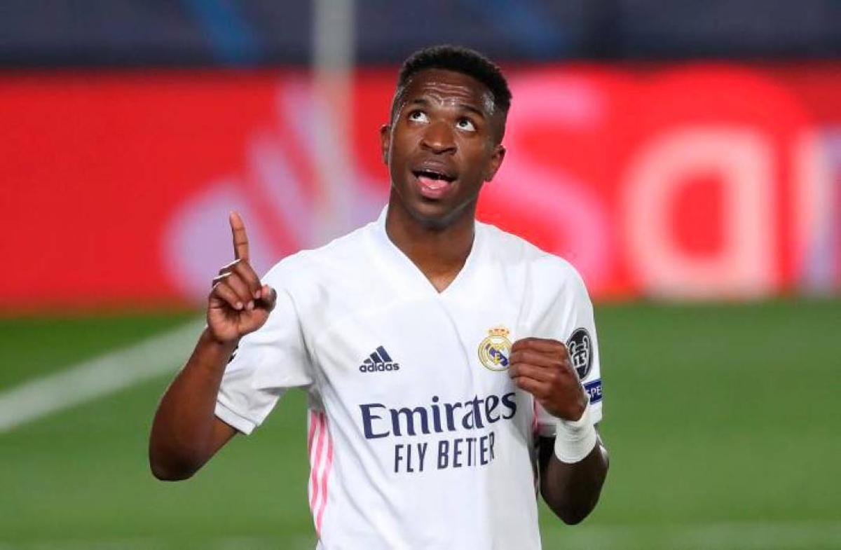 Vinicius, en el Real Madrid.