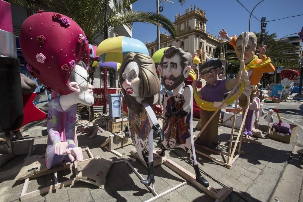 Hogueras de Alicante 2018: Los monumentos más ácidos