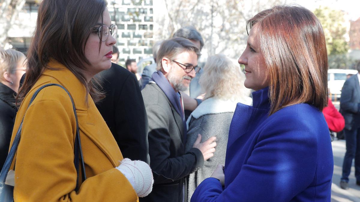 Sandra Gomez y Maria José Catalá, en una imagen de archivo.