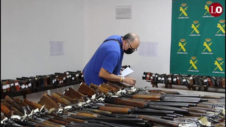 Subasta de la Guardia Civil: se venden armas desde 10 euros hasta 3.000 euros