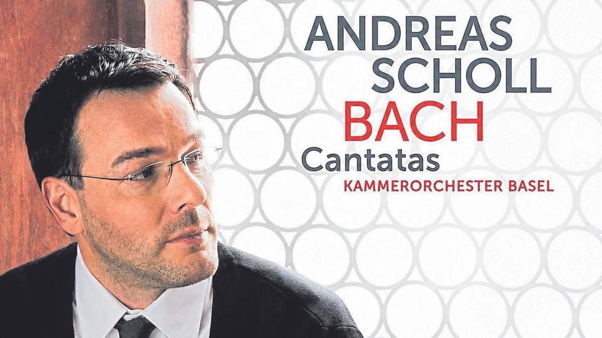 Detall de la portada del disc ‘Cantatas’, d’ Andreas Scholl, a partir de l’obra de Joan Sebastià Bach.