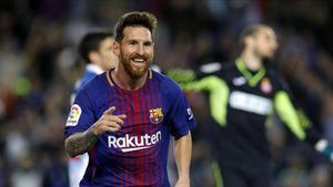 Leo Messi inició la goleada