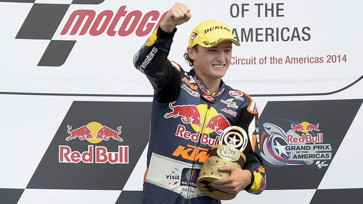 Jack Miller, en los más alto del podio del GP de las Américas de Moto3