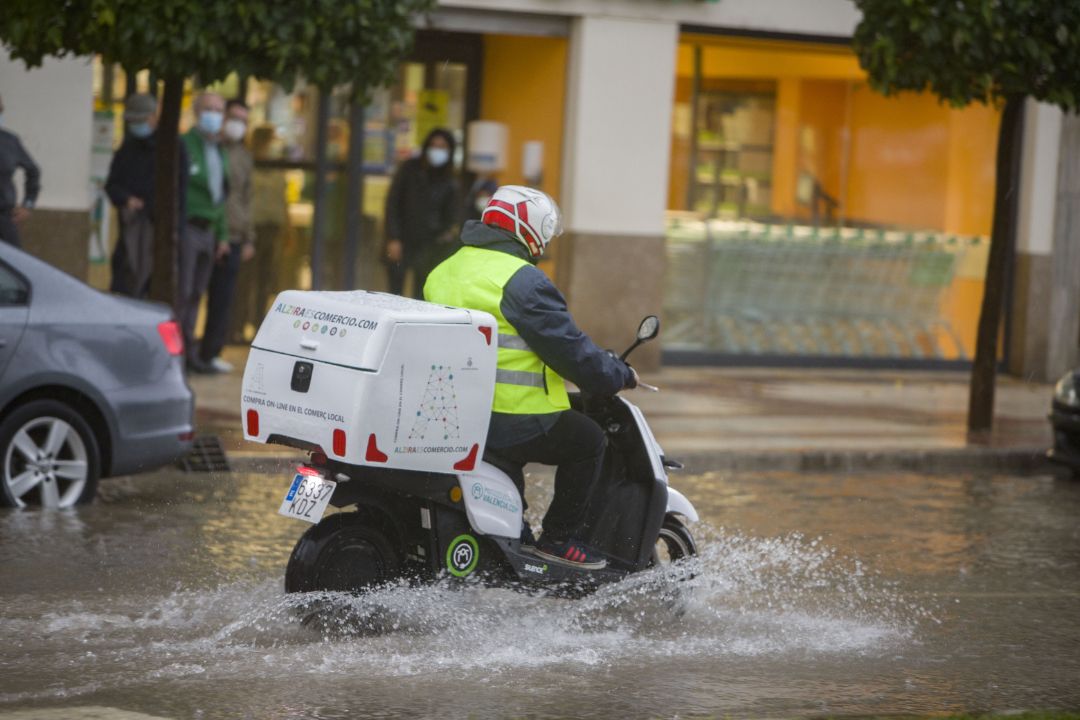 Las imágenes de la tormenta