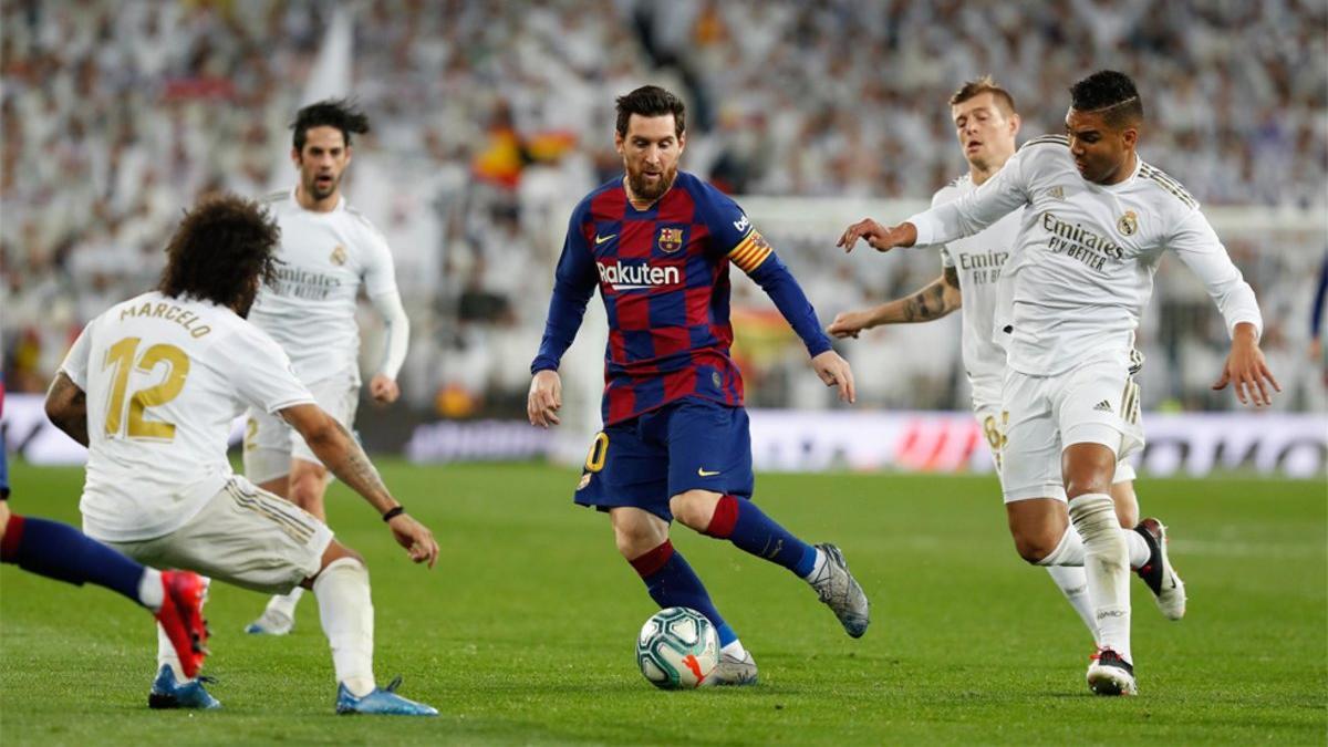 Messi no estuvo acertado en el Clásico