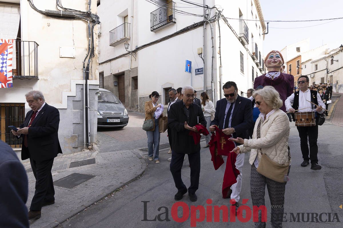 Corporación, Cofradía y Bandos realizan la 'Pedimenta' en Caravaca