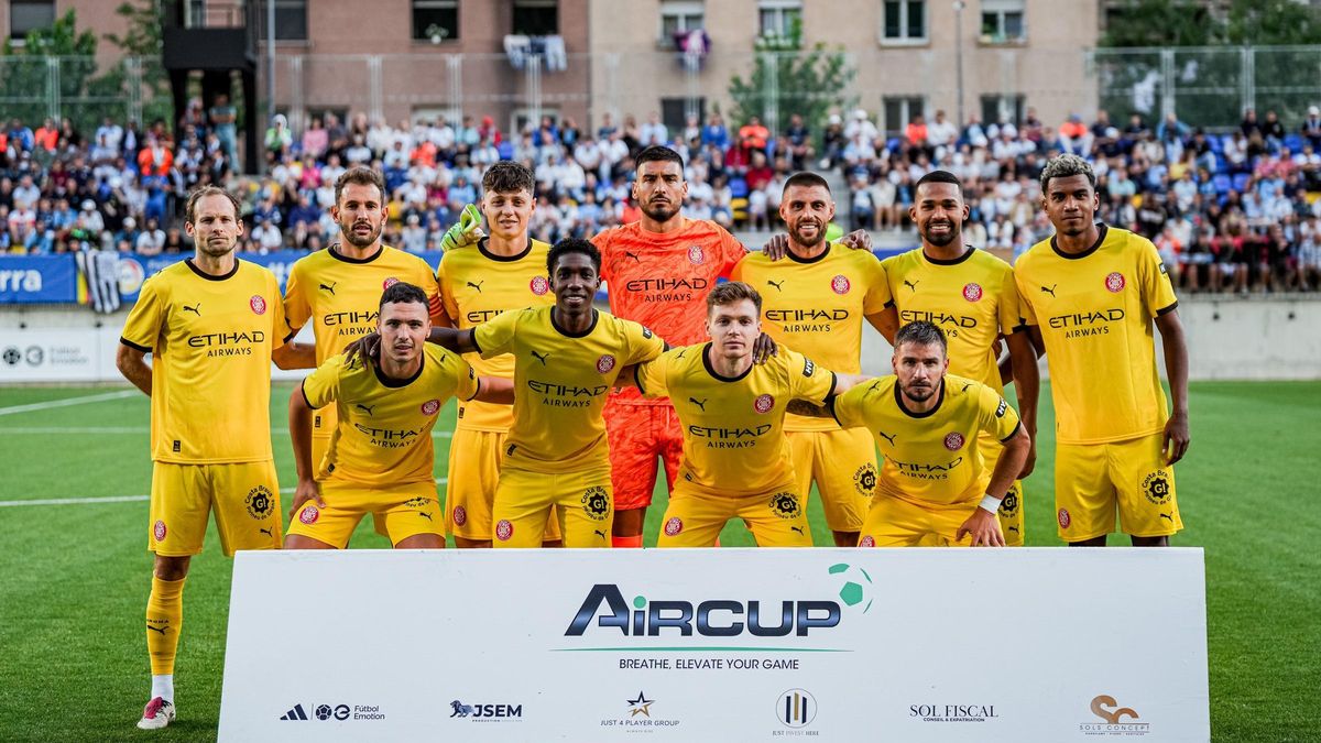 L'11 del Girona contra el Marsella