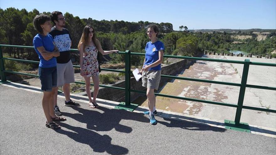 Vecinos de la Galliguera dicen que el Gállego baja sin caudal