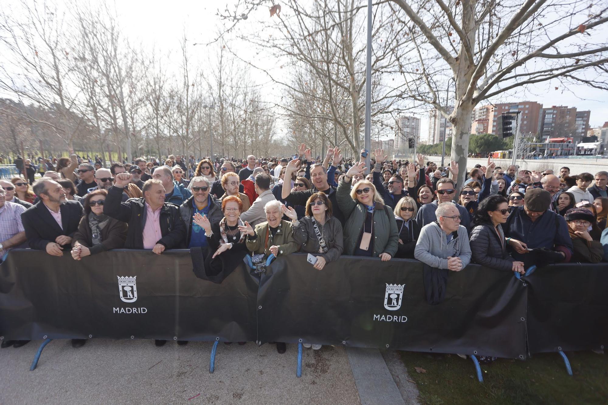 Llenazo en Madrid Río para ver la 'mascletà'