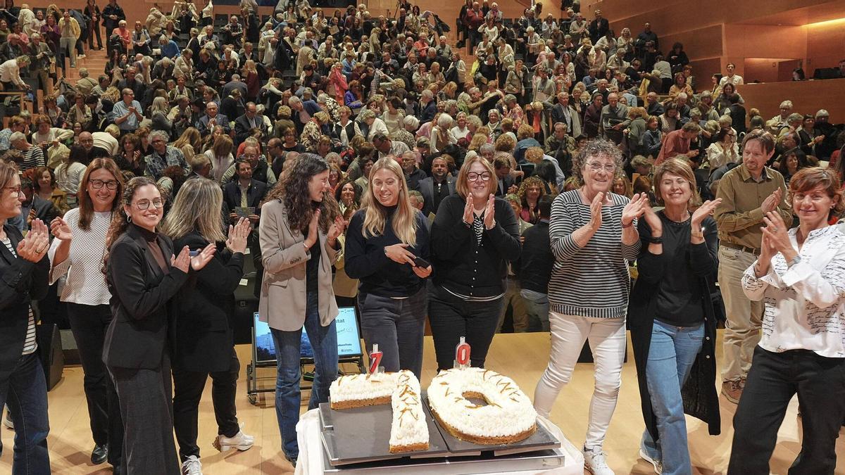 Acte del setantè aniversari de l'hospital Josep Trueta.