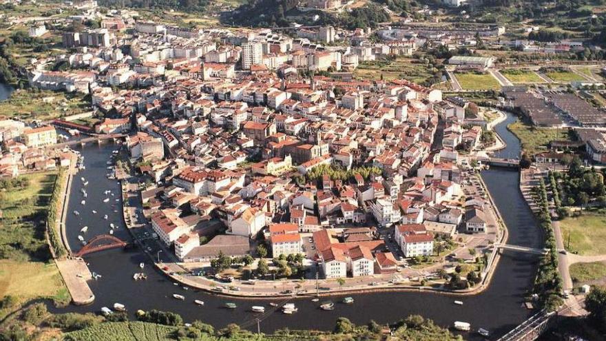 Vista aérea de Betanzos.