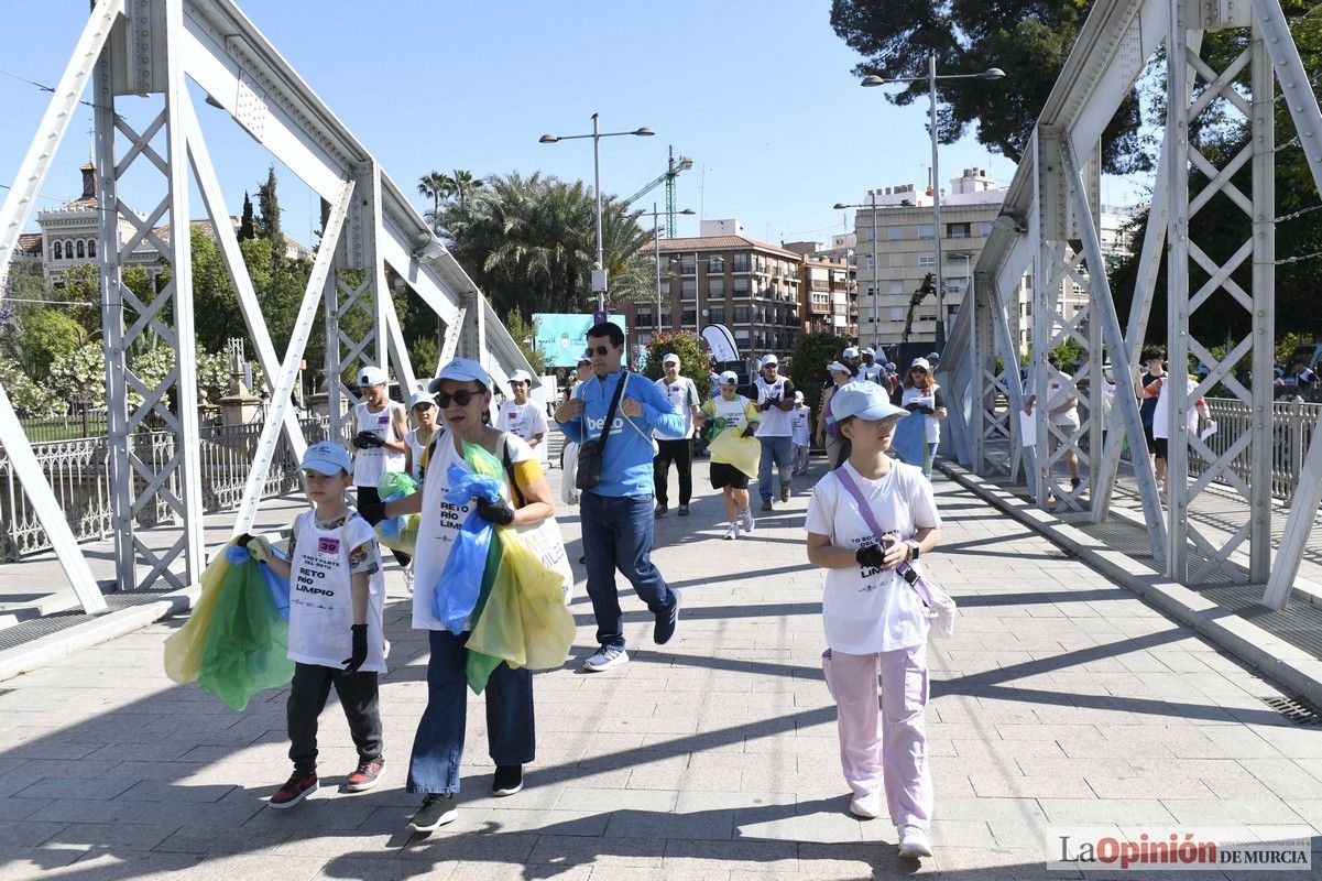 Todas las imágenes del reto de limpieza del río Segura en Murcia