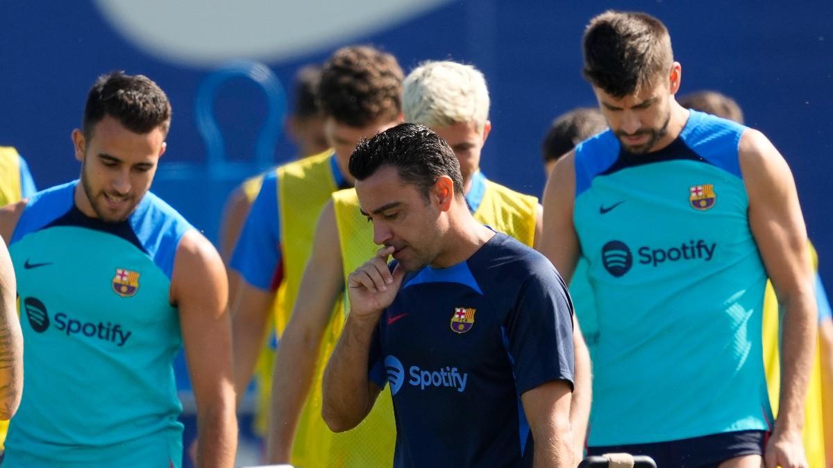 El último entrenamiento del Barça antes de recibir al Inter de Milán