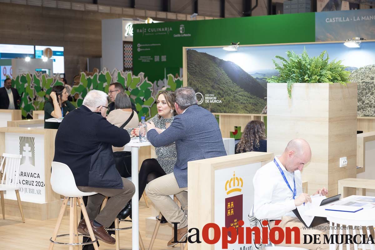 Así ha sido el primer día en el stand de la Región de Murcia en la Feria de Fitur