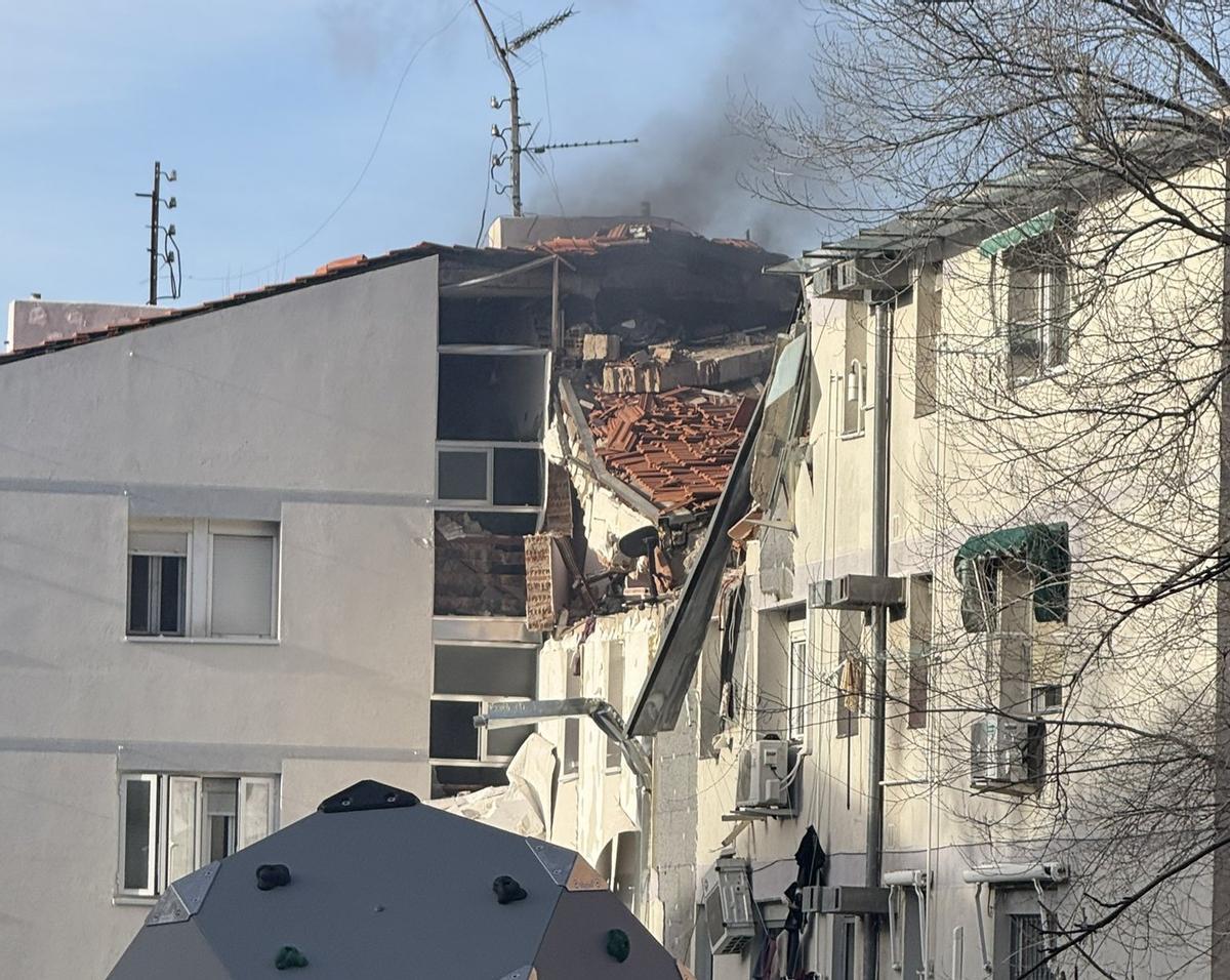 Una explosión de gas en Carabanchel deja un muerto y varios heridos.