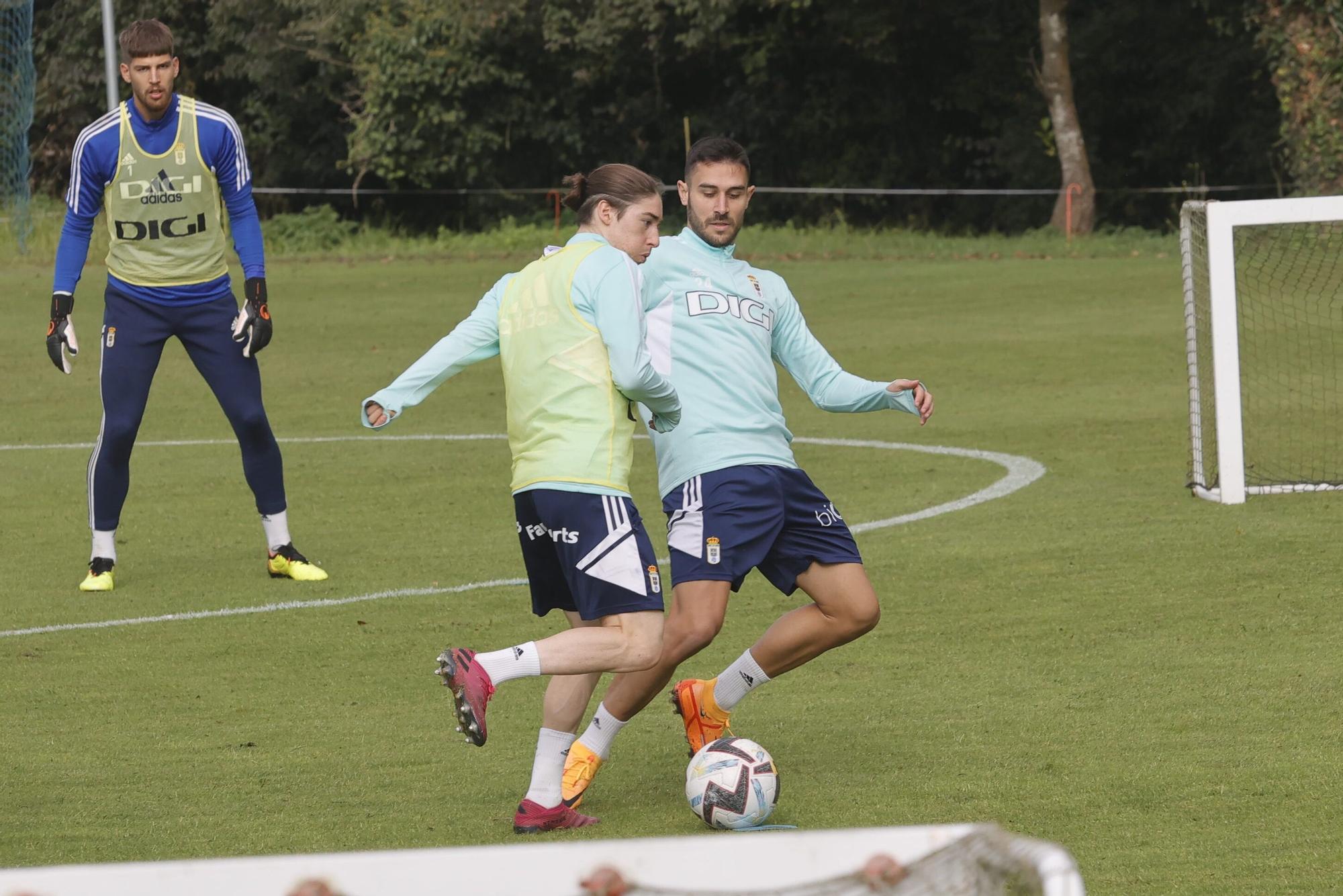 Las imágenes del entrenamiento del Oviedo