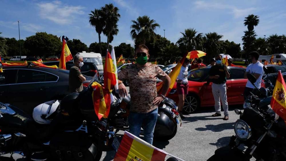 Caravana de Vox en Málaga contra el Gobierno