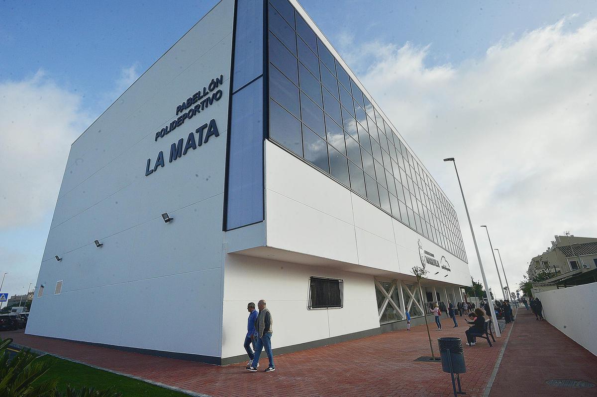 Torrevieja, La Mata. INAUGURACIÓN NUEVO PABELLÓN POLIDEPORTIVO DE LA MATA