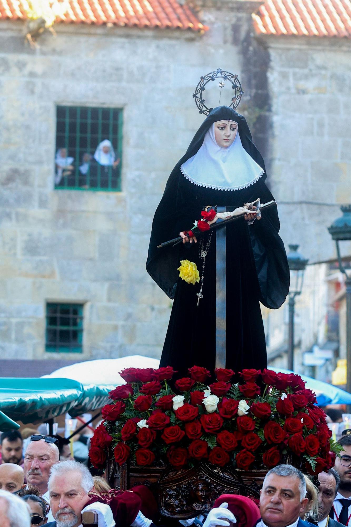 Santa Rita llena Vilagarcía de devoción, fiesta y tradición