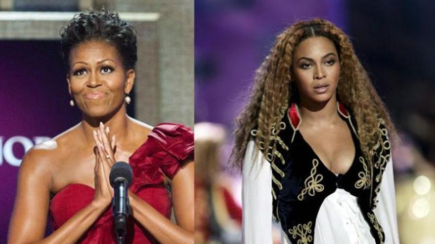 Michelle Obama y Beyoncé.