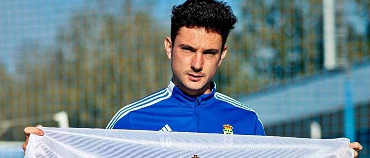 Borja Sánchez, en El Requexón. | Real Oviedo