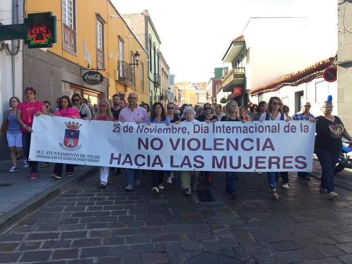 Marcha silenciosa en Telde contra la violencia de género