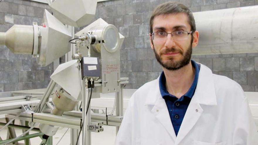 Carlos, en la instalación de neutrones Gelina del IRMM, en Geel.