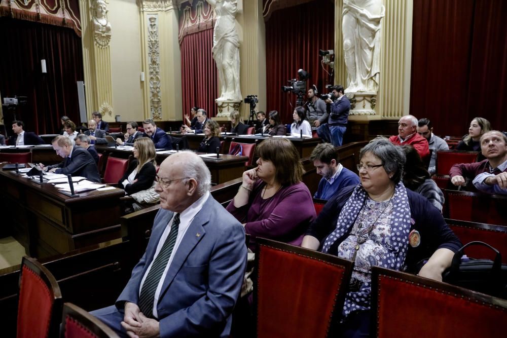 Pleno del Parlament del 1 de febrero