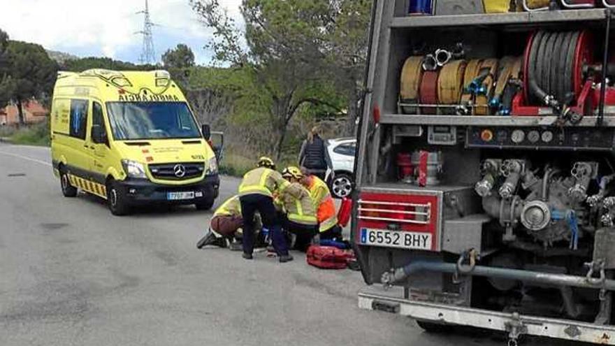 Una dona resulta ferida en ser atropellada per un vehicle a Piera