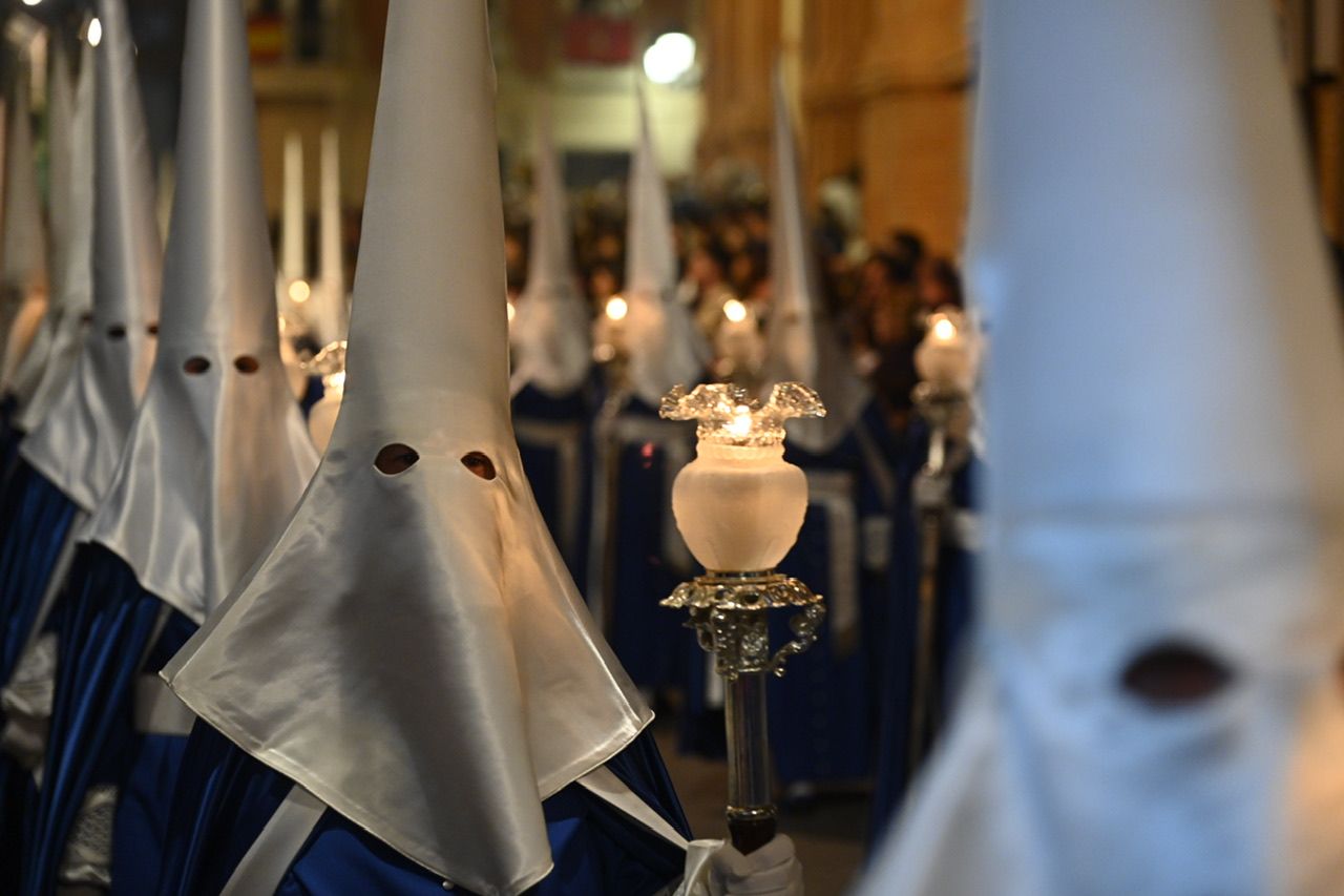 Las imágenes de la procesión del Cristo de la Misericordia y Virgen del Rosario en Cartagena