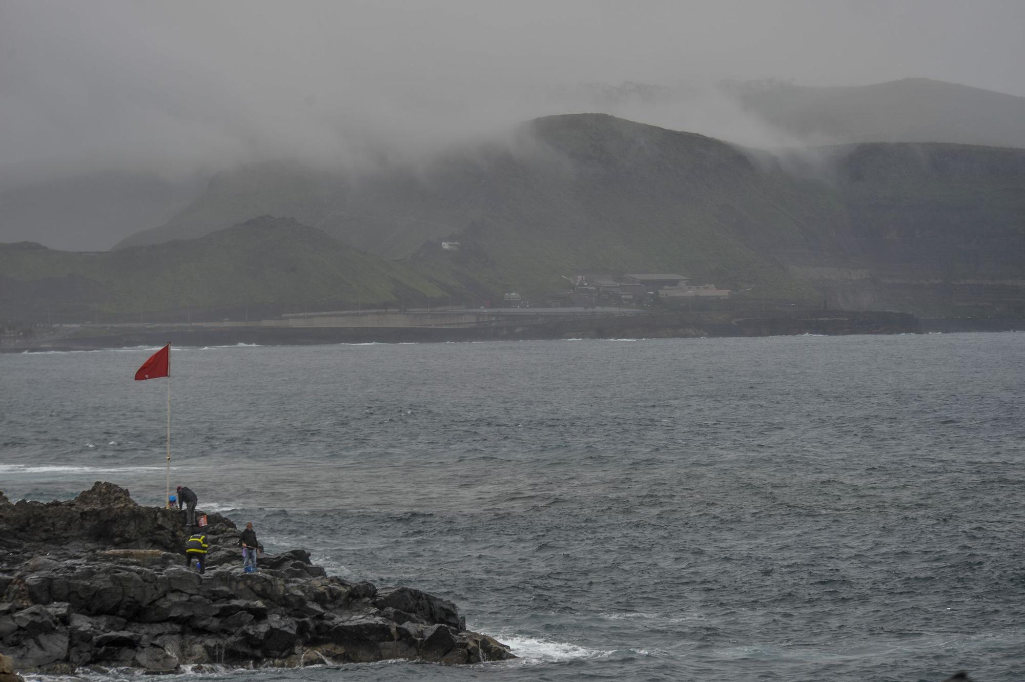 Jornada de frío y viento en Gran Canaria