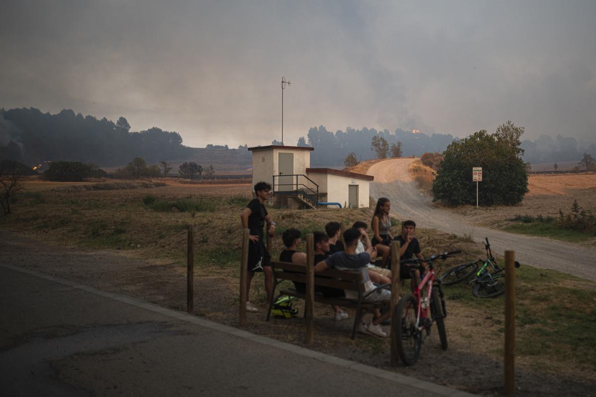 Incendio en El Pont de Vilomara