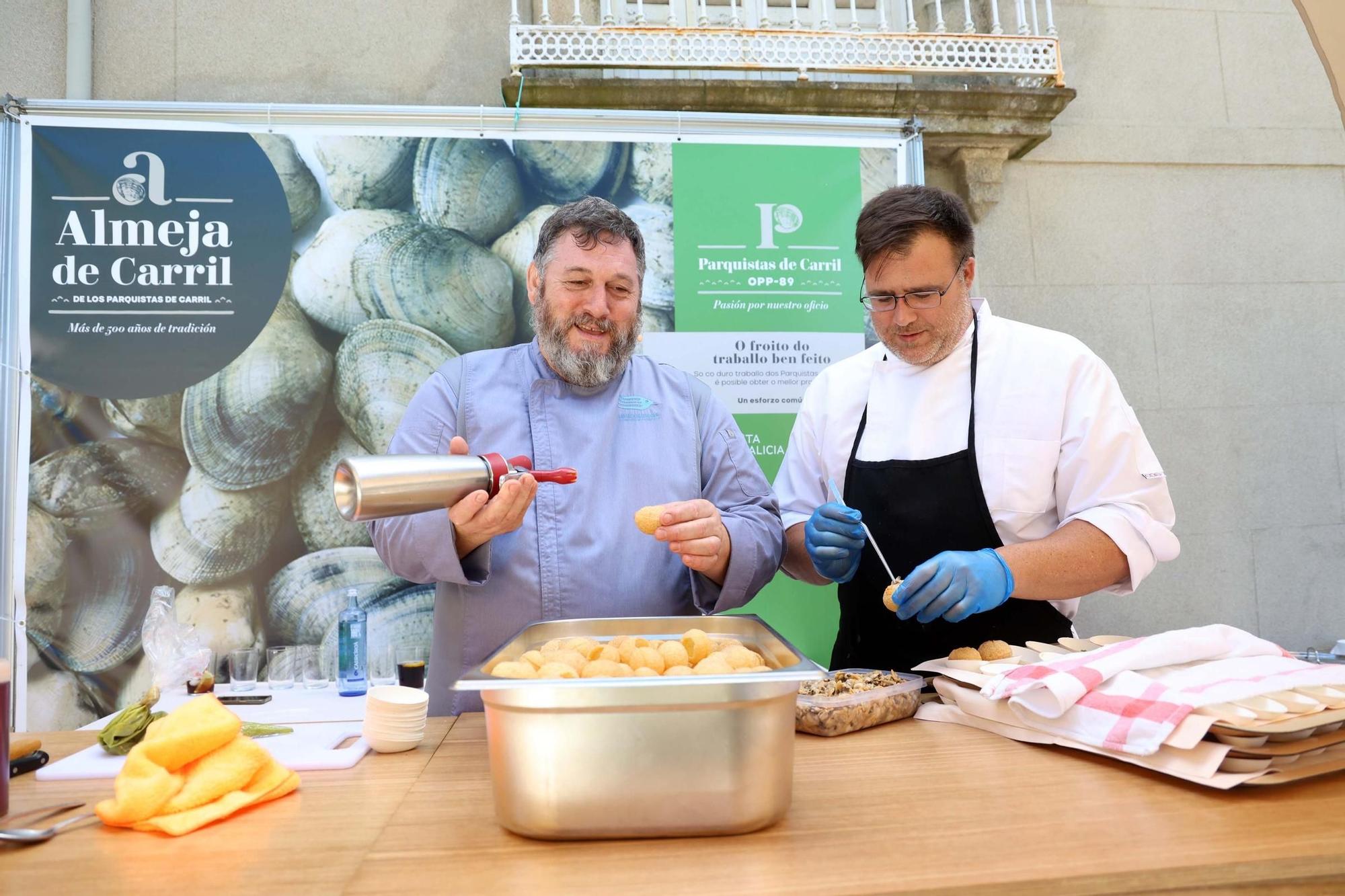 Un momento del XVII Capítulo da Orde da Ameixa de Carril.